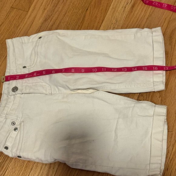 Arizona Jean Company white Bermuda Shorts girls size 12 - Picture 6 of 8